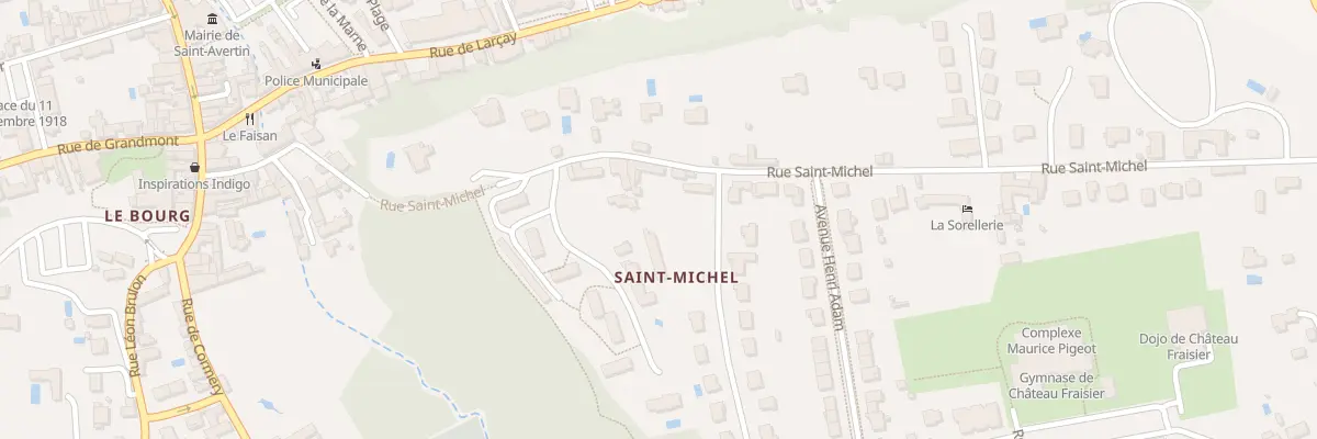 Plan du 39 Rue Saint-Michel à Saint-Avertin