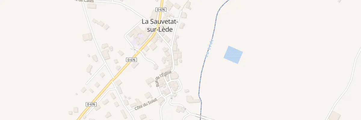 Plan du 11 Rue de l’Eglise à La Sauvetat-sur-Lède