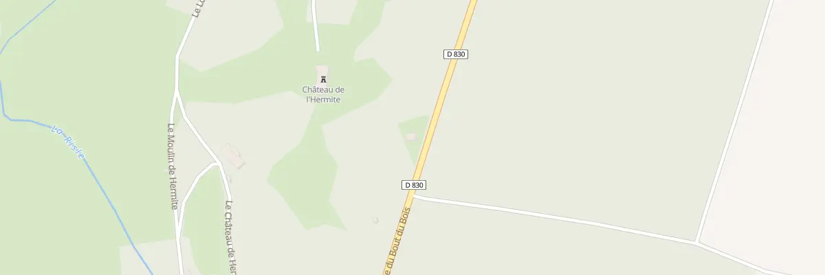 Plan du 50 Le Chateau de l’Hermite à Ambenay