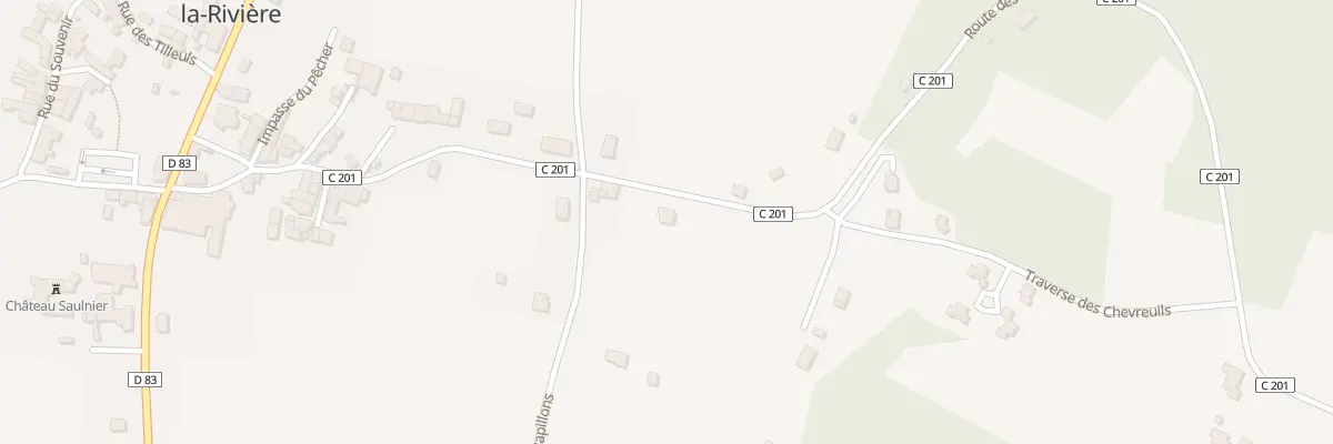 Plan du 68 Rte des Biches à Saint-Front-la-Rivière