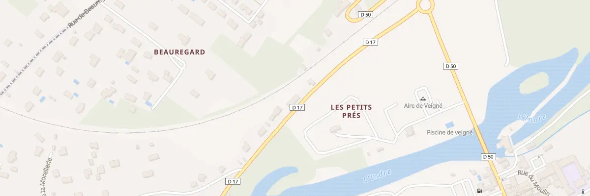 Plan du 52 Rue de la Perrée à Veigné