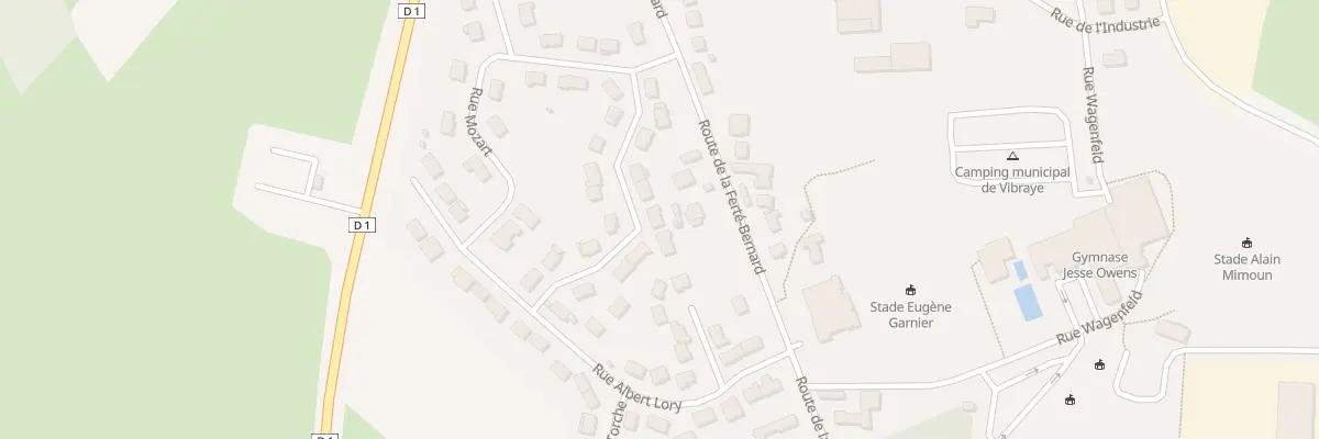 Plan du 14 Rue Télémann à Vibraye