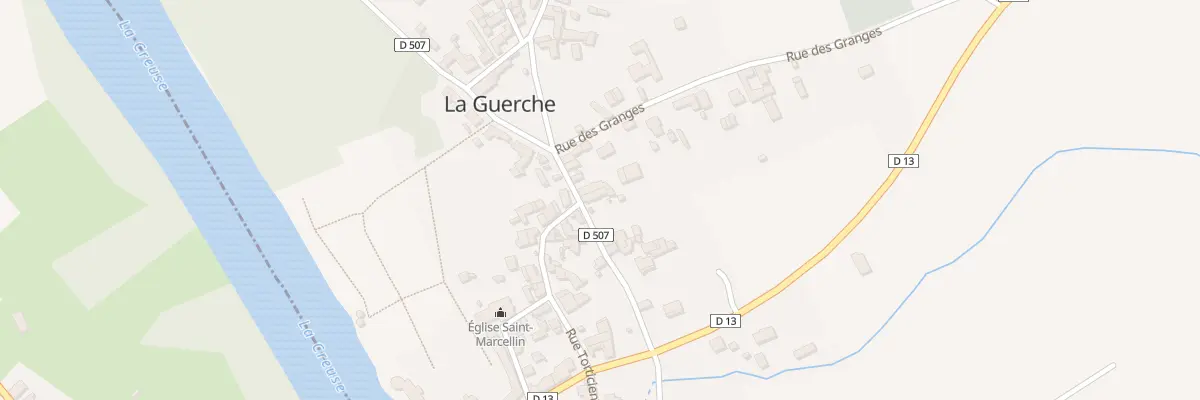 Plan du 5 Rue du Château à La Guerche