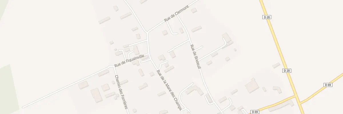 Plan du 259 Rue de Breteuil à Cailleville