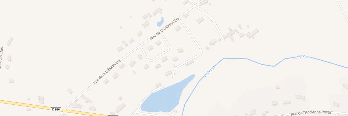Plan du 6 Rue du Coteau du Midi à Chandai