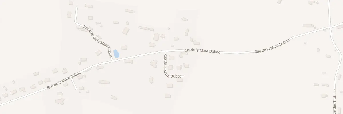 Plan du 20 Rue de la Mare Duboc à Rougemontier