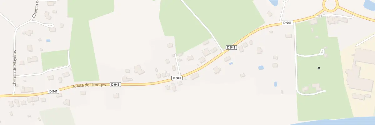 Plan du 82 Rte de Limoges à Chabanais