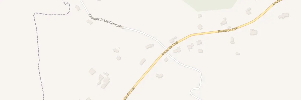 Plan du 13 Che de Las Combelles à Laroque-Timbaut