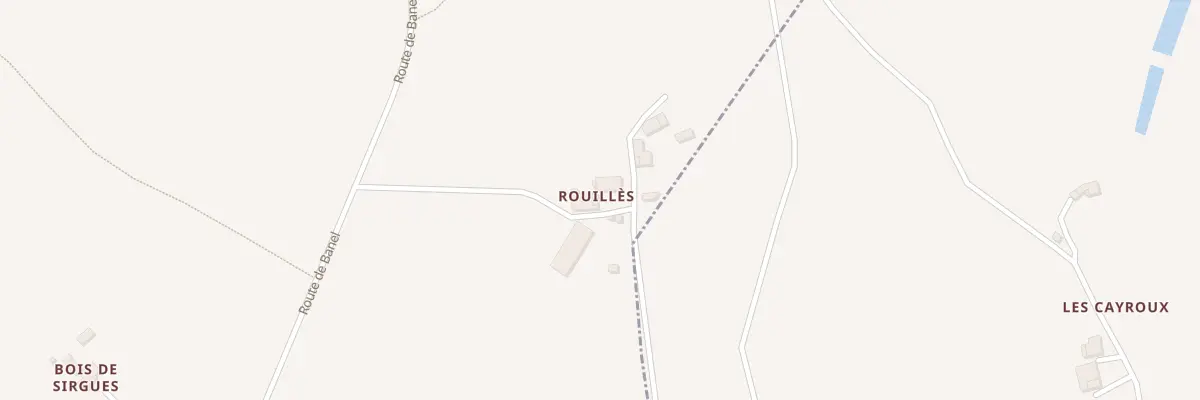 Plan du 1615 Rte de Banel à Villeréal