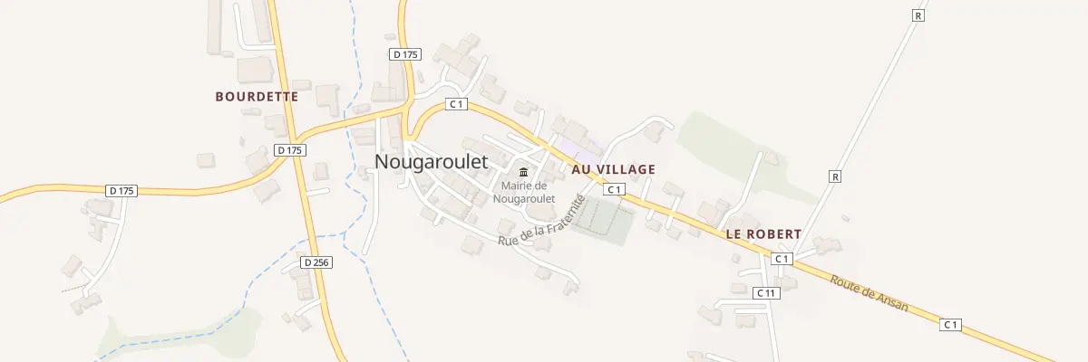 Plan du 5018 Au Village à Nougaroulet