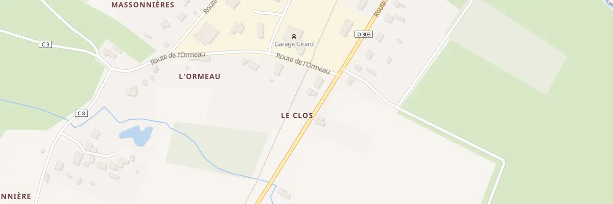 Plan du 5755 Le Clos à Bessé-sur-Braye