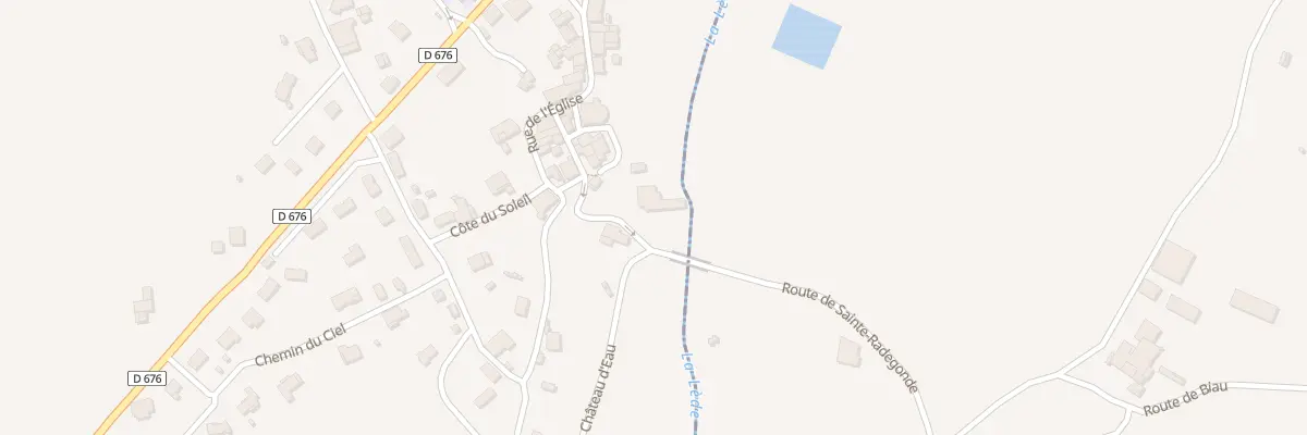 Plan du 25 Rue de l’Eglise à La Sauvetat-sur-Lède