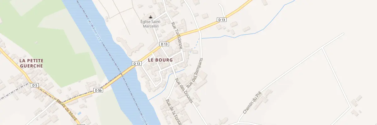 Plan du 11 Rue Torticienne à La Guerche
