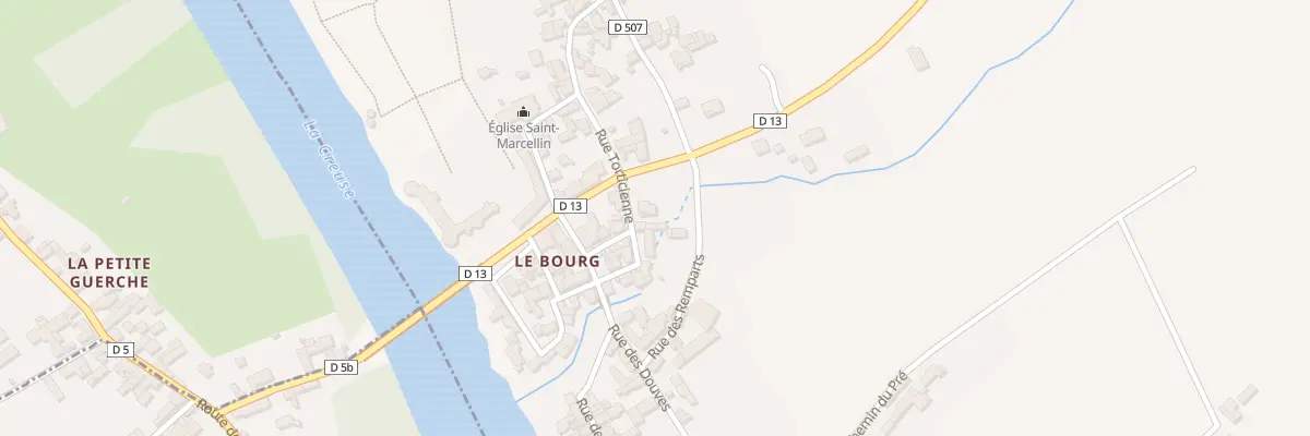 Plan du 7 Rue Torticienne à La Guerche
