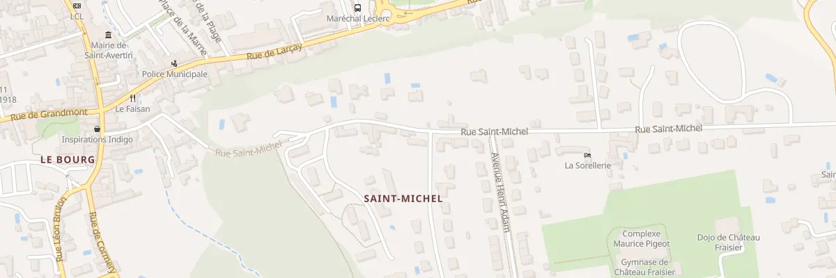 Plan du 43 Rue Saint-Michel à Saint-Avertin