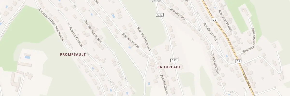 Plan du 2 Rue des Mésanges à Sanilhac