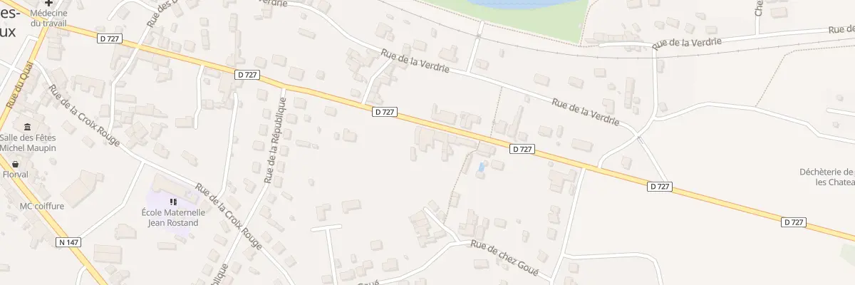 Plan du 50 Rte de Montmorillon à Lussac-les-Châteaux