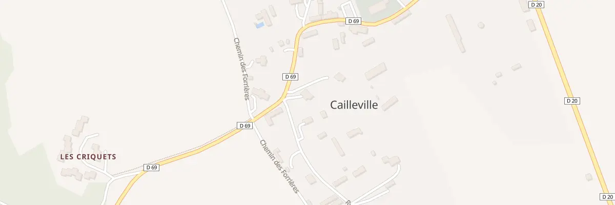 Plan du 463 Rue de l’Eglise à Cailleville