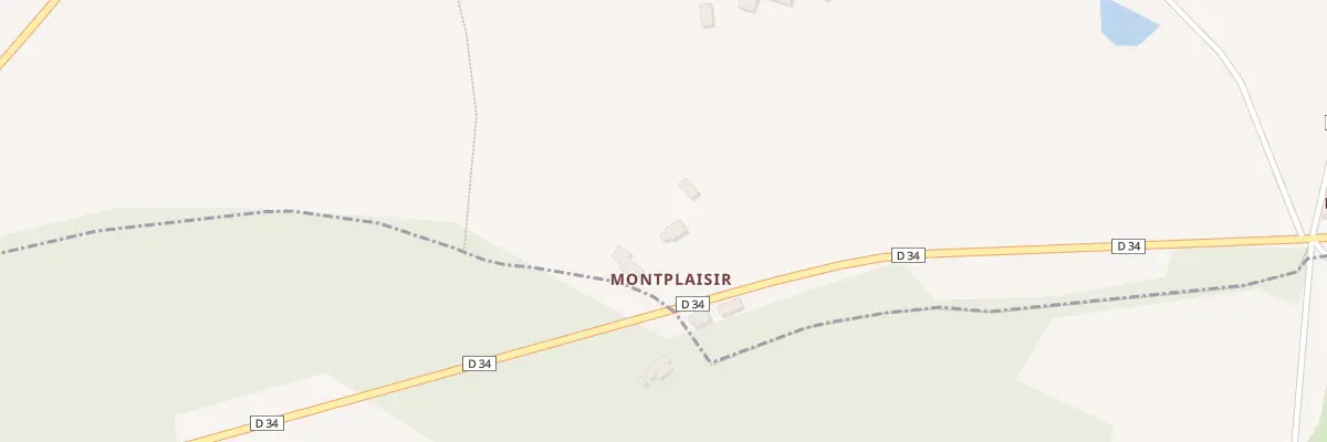 Plan du 5107A Montplaisir à Videix