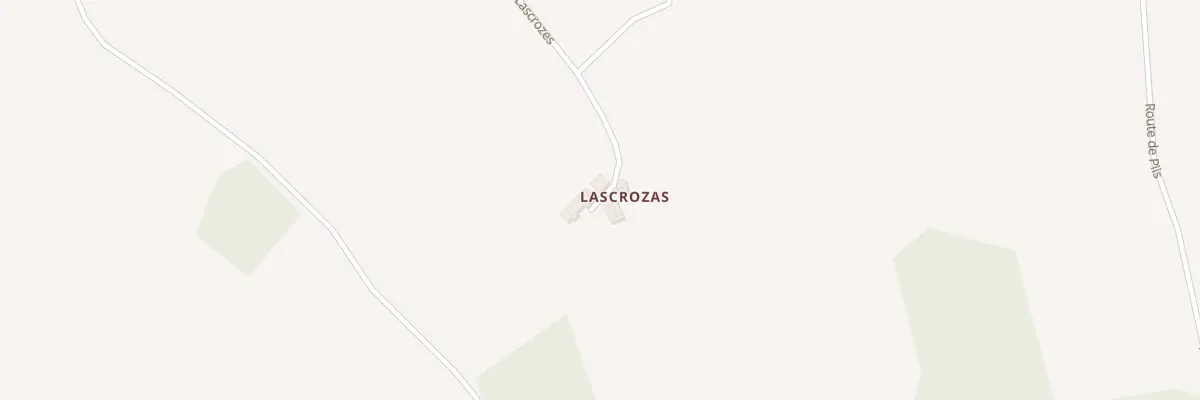 Plan du 520 Che de Lascrozes à Saint-Eutrope-de-Born