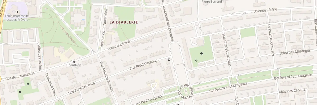 Plan du 90 Rue René Despouy à Saint-Pierre-des-Corps