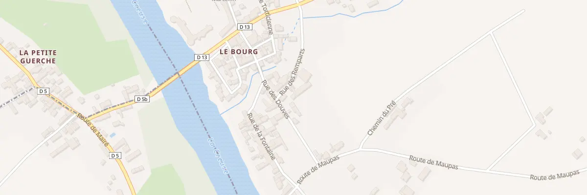 Plan du 3 Rue des Remparts à La Guerche