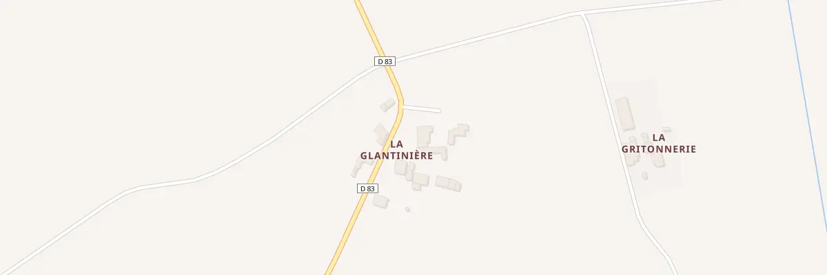 Plan du 5000 La Glantinière à Lauthiers