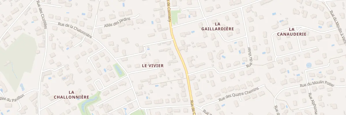Plan du 201 Rue de Cormery à Saint-Avertin
