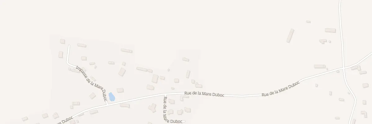 Plan du 57 Rue de la Mare Duboc à Rougemontier