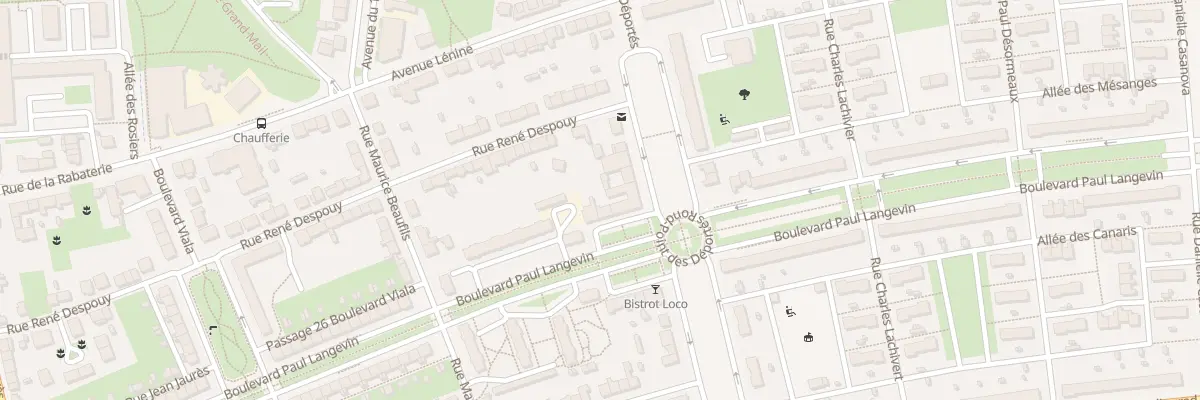 Plan du 88 Bd Paul Langevin à Saint-Pierre-des-Corps
