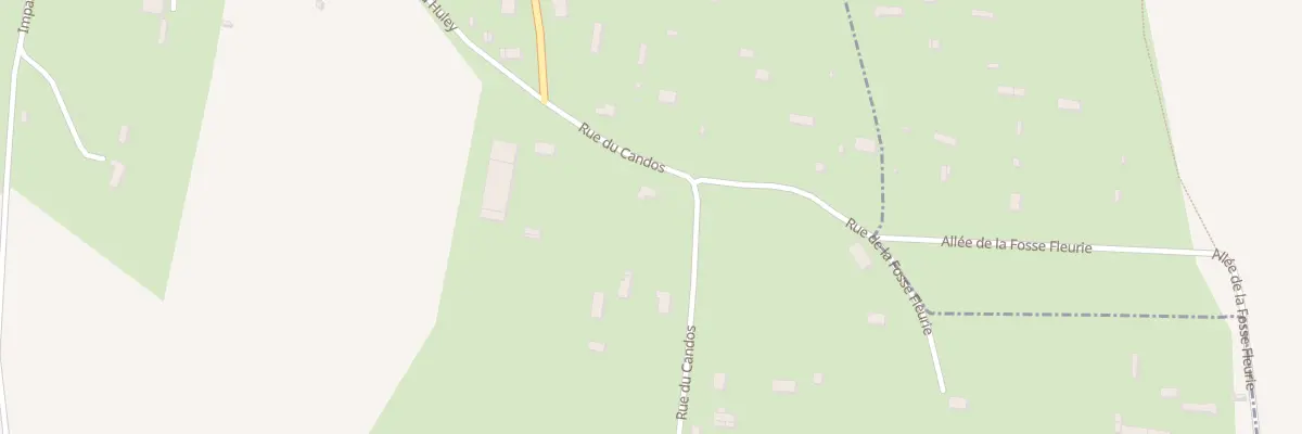 Plan du 44 Rue du Candos à Illeville-sur-Montfort