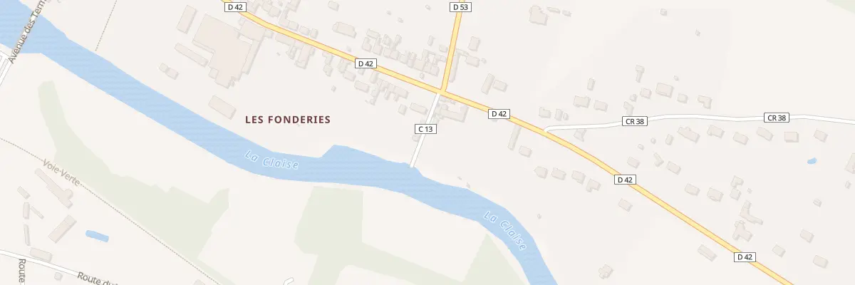 Plan du 1 Rte du Grand Pressigny à Abilly