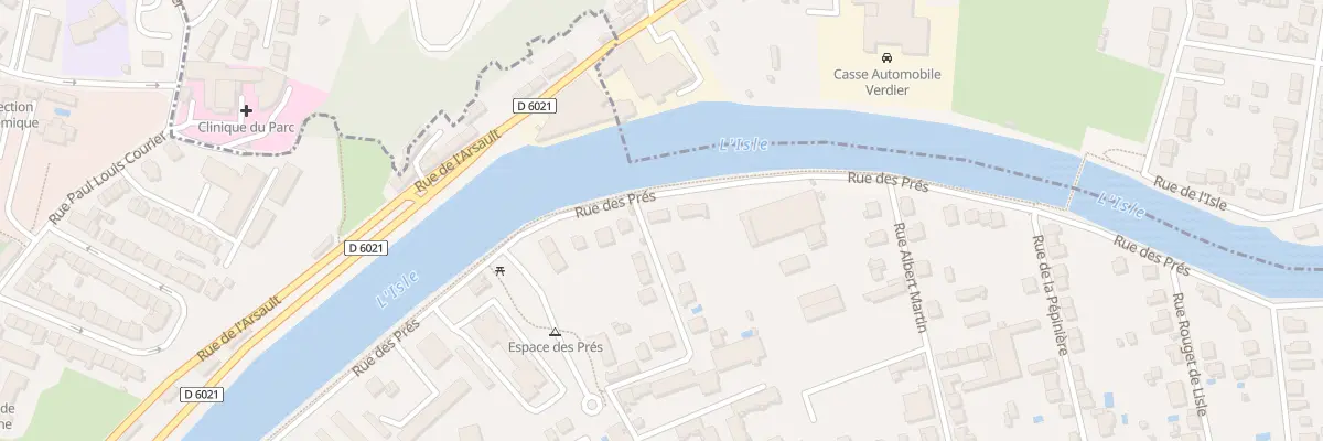 Plan du 47 Rue des Prés à Périgueux