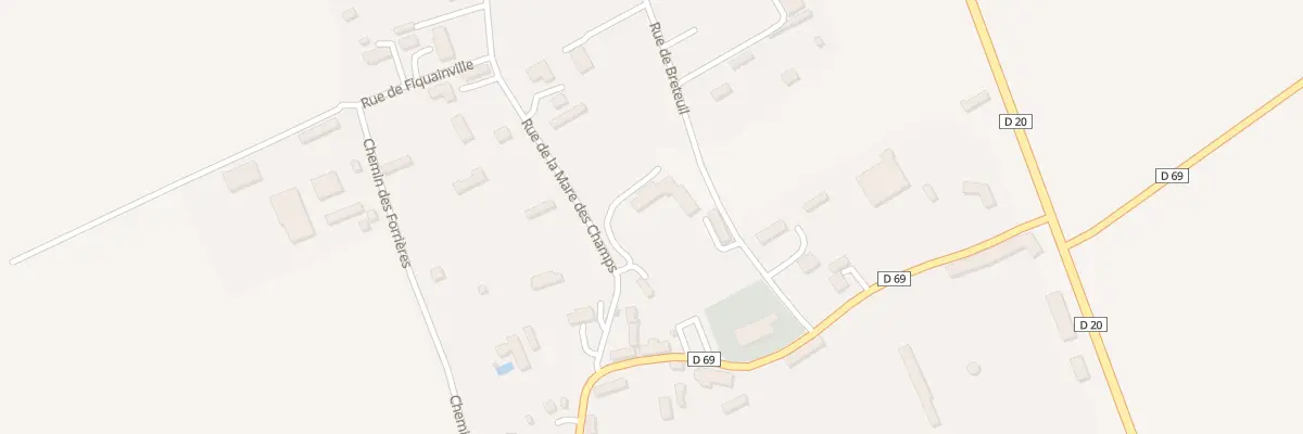 Plan du 70 Rue de la Mare des Champs à Cailleville