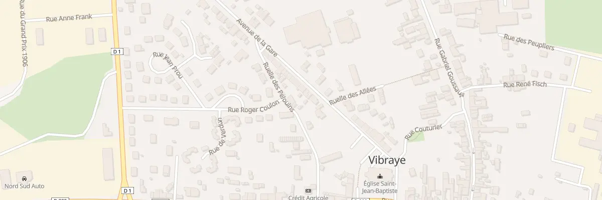 Plan du 7 Av de la Gare à Vibraye