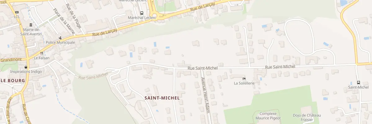 Plan du 44 Rue Saint-Michel à Saint-Avertin