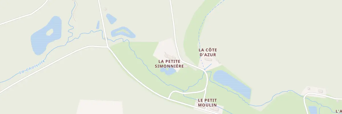 Plan du 118 La Petite Simonniere à Nouzilly
