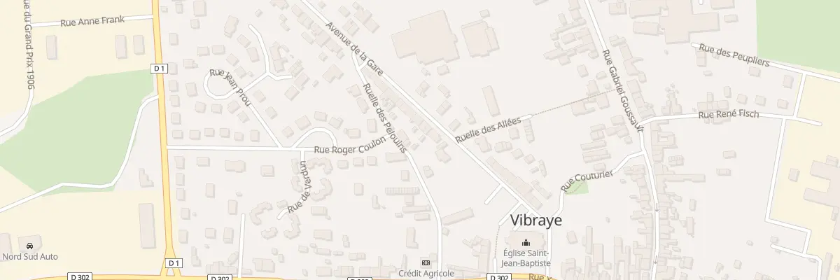 Plan du 5 Av de la Gare à Vibraye