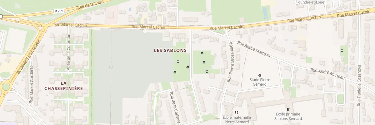 Plan du 73 Rue Marcel Cachin à Saint-Pierre-des-Corps