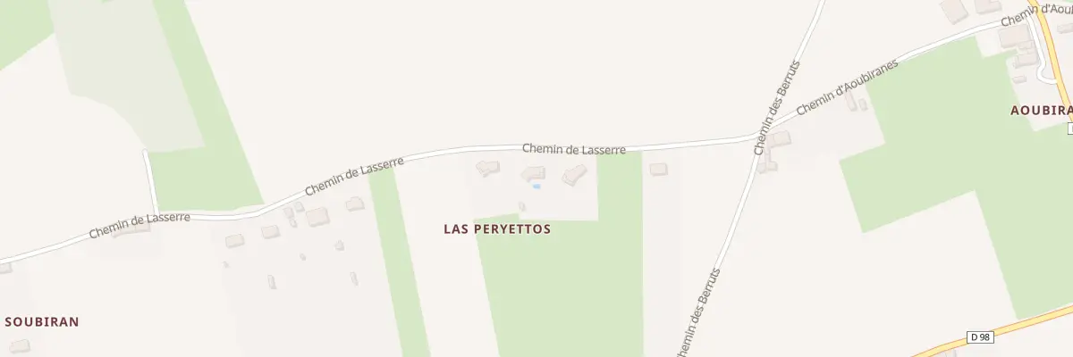 Plan de Las Peryettos à Saman