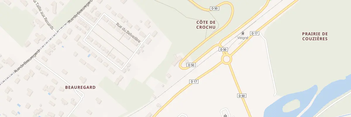 Plan du 127 Av de Couzières à Veigné