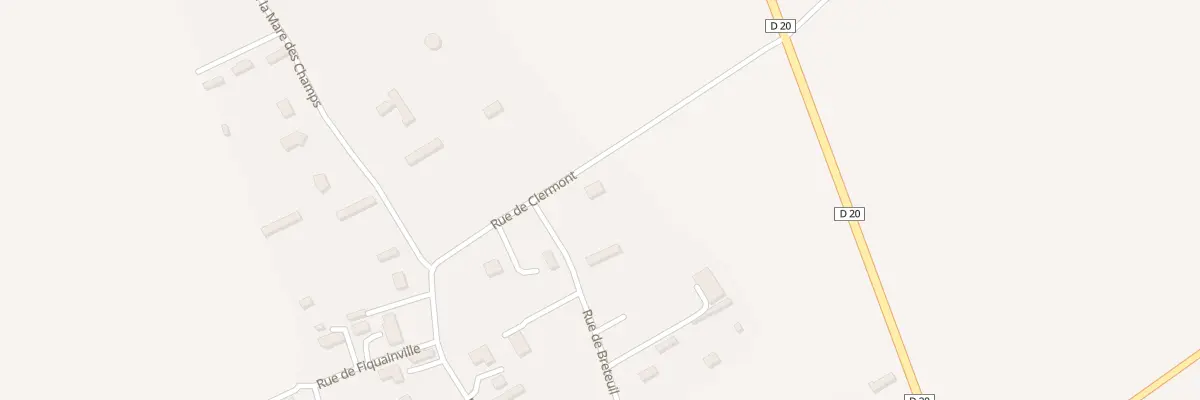 Plan du 150 Rue de Clermont à Cailleville