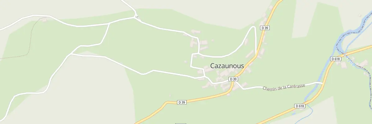 Plan du 34 Le Village à Cazaunous