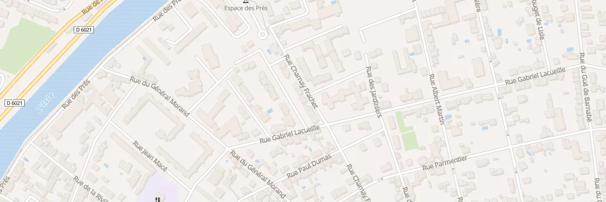 Plan du 9003 Rue Charnay Frachet à Périgueux