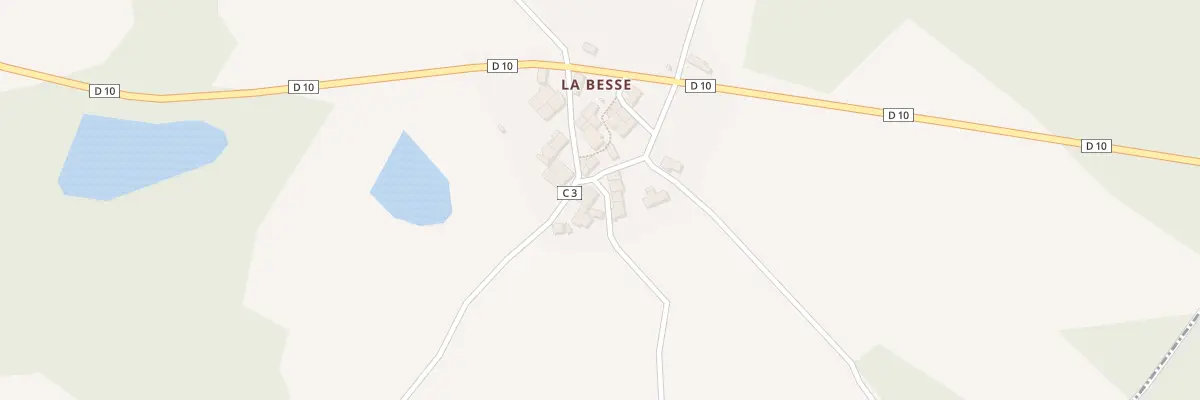 Plan du 5088A La Besse à Videix