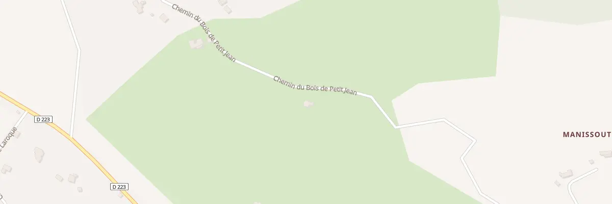 Plan du 410 Che du Bois de Petit Jean à Pujols