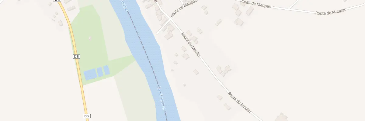 Plan du 8 Rte du Moulin à La Guerche