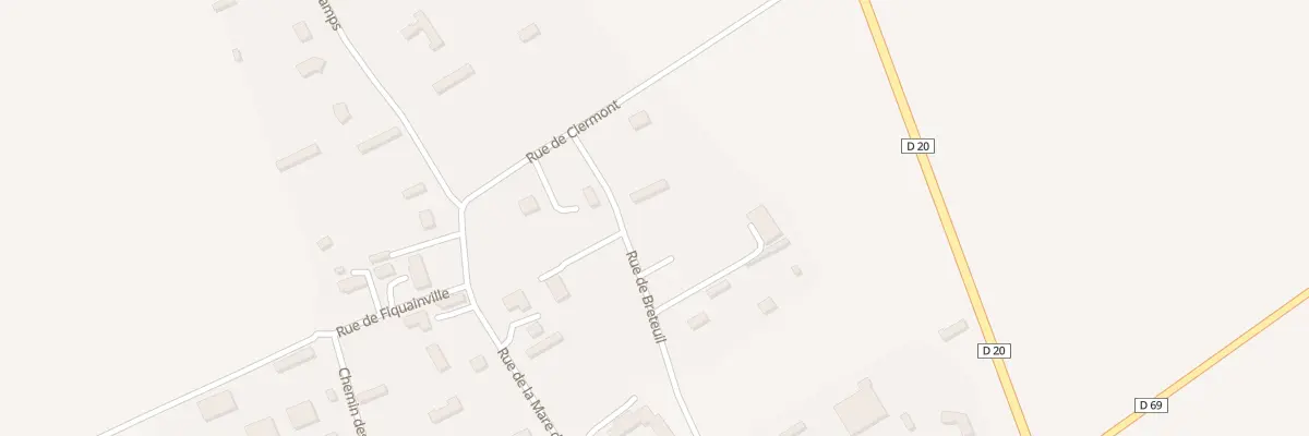 Plan du 5025 Le Village à Cailleville