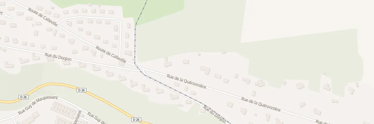 Plan du 3 Rue de la Quéronnière à Calleville
