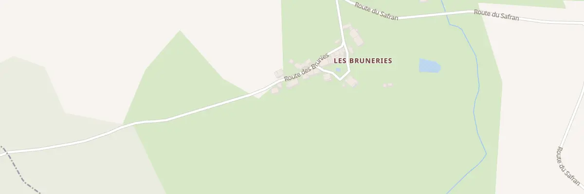 Plan du 9999 Les Brunies à Champs-Romain
